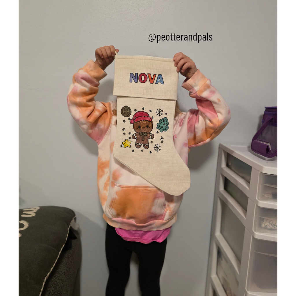 Customized Coloring Stocking