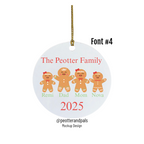 Custom Gingerbread Ornament