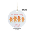 Custom Gingerbread Ornament